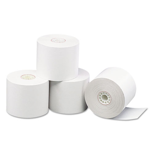 IMPACT BOND PAPER ROLLS, 0.45" CORE, 2.25" X 165 FT, WHITE, 100/CARTON