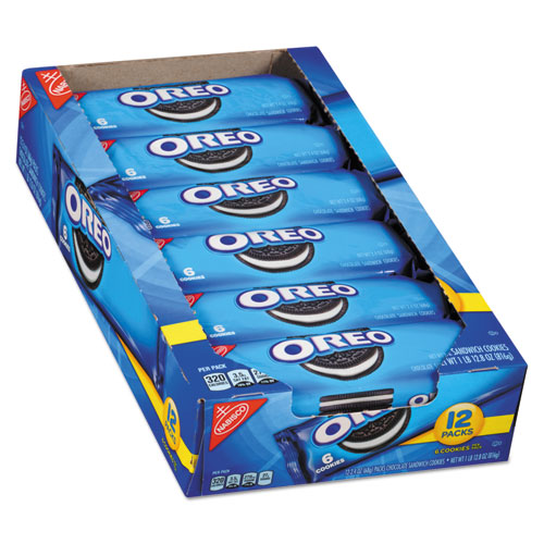 Nabisco® Oreo Cookies Single Serve Packs, Chocolate, 1.02 oz Pack, 12/Box