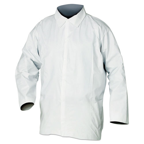 A20 Breathable Particle Protection Shirt, White, X-Large, 50/carton
