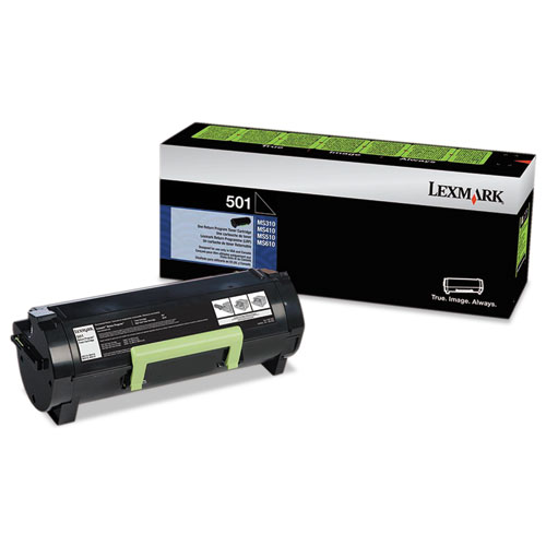 Lexmark™ 50F1X00 Return Program Extra High-Toner, 10,000 Page-Yield, Black