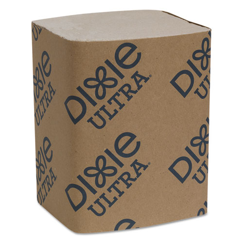 Dixie® Interfold Napkin Refills 2-Ply, 6.5 x 5 Folded, Brown, 6,000/Carton
