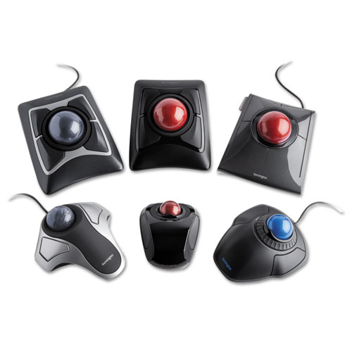 Image of Expert Mouse Wireless Trackball, 2.4 GHz Frequency/30 ft Wireless Range, Left/Right Hand Use, Black