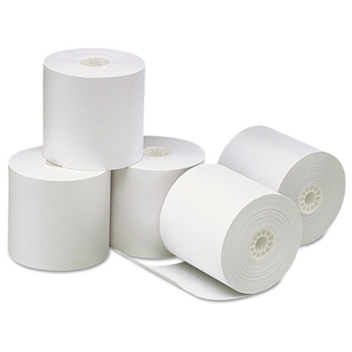 IMPACT BOND PAPER ROLLS, 0.7" CORE, 3.25" X 240 FT, WHITE, 48/CARTON