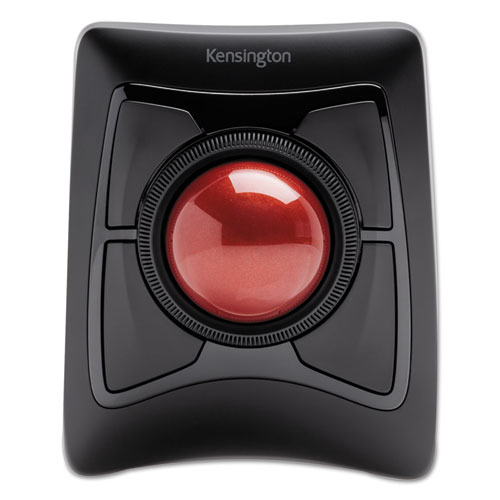 Image of Expert Mouse Wireless Trackball, 2.4 GHz Frequency/30 ft Wireless Range, Left/Right Hand Use, Black