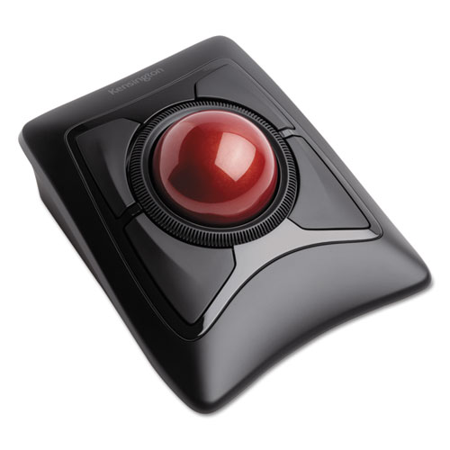 Kensington® Expert Mouse Wireless Trackball, 2.4 GHz Frequency/30 ft Wireless Range, Left/Right Hand Use, Black