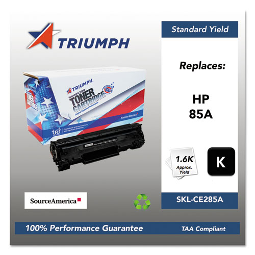 751000NSH1100 Remanufactured CE285A (85A) Toner, 1,600 Page-Yield, Black SKLCE285A