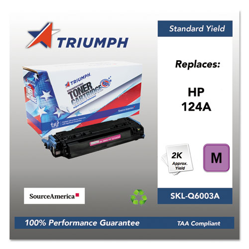 751000NSH0294 REMANUFACTURED Q6003A (124A) TONER, 2000 PAGE-YIELD, MAGENTA