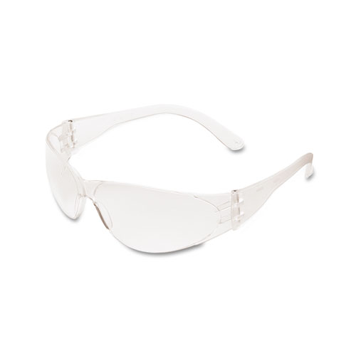 Image of Mcr™ Safety Checklite Scratch-Resistant Safety Glasses, Clear Lens, 12/Box
