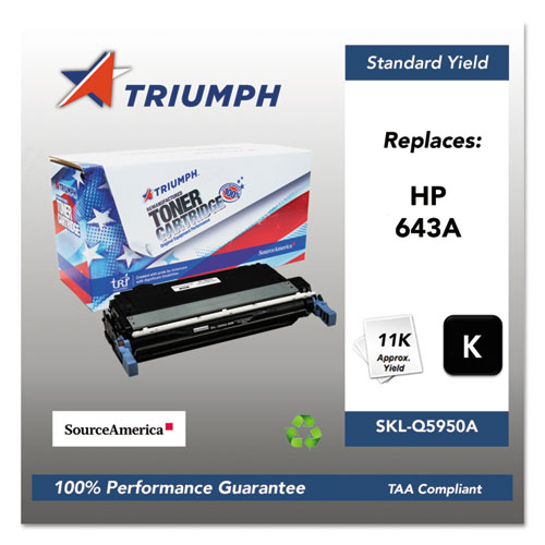 Triumph™ 751000NSH0283 Remanufactured Q5950A (643A) Toner, 11,000 Page-Yield, Black