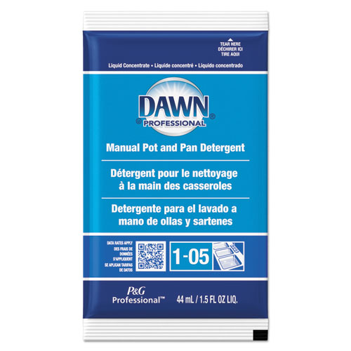 Dawn® Professional Manual Pot & Pan Dish Detergent, Original Scent, 1.5 oz Packet, 120/Carton