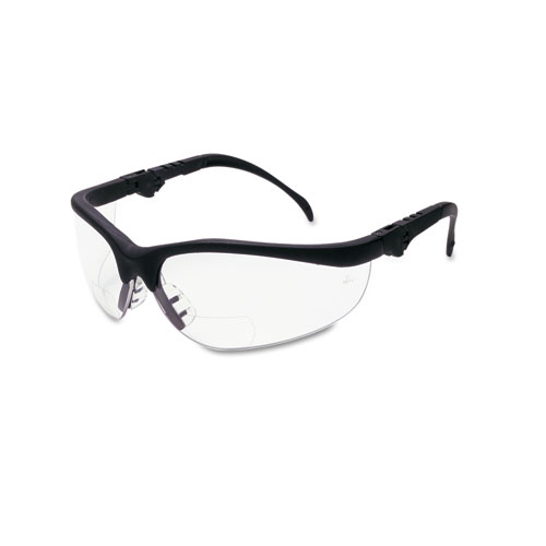 MCR™ Safety Klondike Magnifier Glasses, 1.5 Magnifier, Clear Lens