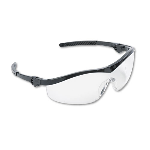 MCR™ Safety Storm Safety Glasses, Black Frame, Green 3.0 Lens, Nylon/Polycarbonate