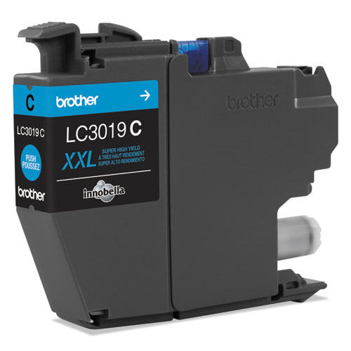 Image of Brother Lc3019C Innobella Super High-Yield Ink, 1,300 Page-Yield, Cyan