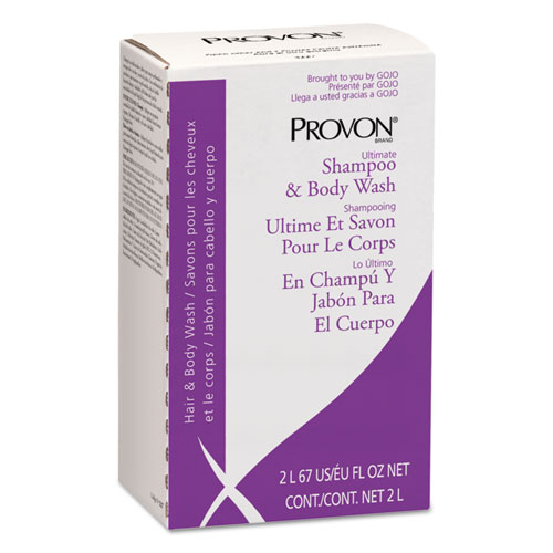 Provon® Ultimate Shampoo And Body Wash, Light Floral Scent, 2,000 Ml Refill, 4/Carton
