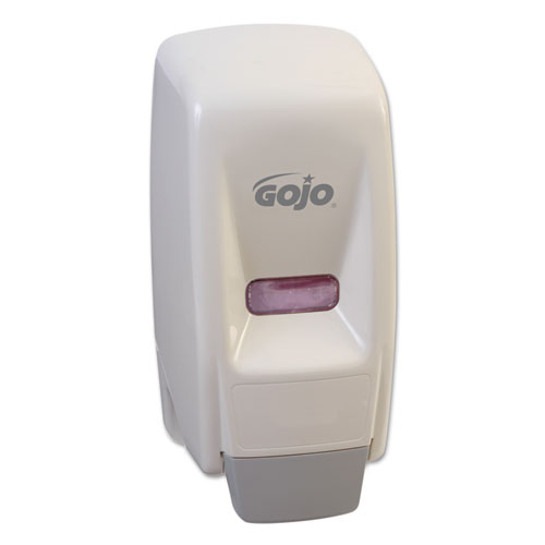 BAG-IN-BOX LIQUID SOAP DISPENSER, 800 ML, 5.75" X 5.5" X 5.13", WHITE