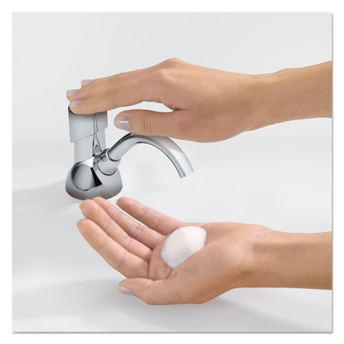 Image of Gojo® Cx Counter Mount Foam Soap Dispenser, 1,500 Ml/2,300 Ml, 4.5 X 11.88 X 4.5, Chrome