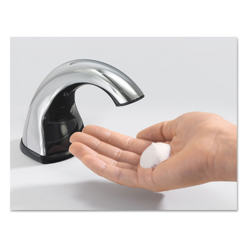 Image of Gojo® Cxi Touch Free Counter Mount Soap Dispenser, 1,500 Ml/2,300 Ml, 2.25 X 5.75 X 9.39, Chrome