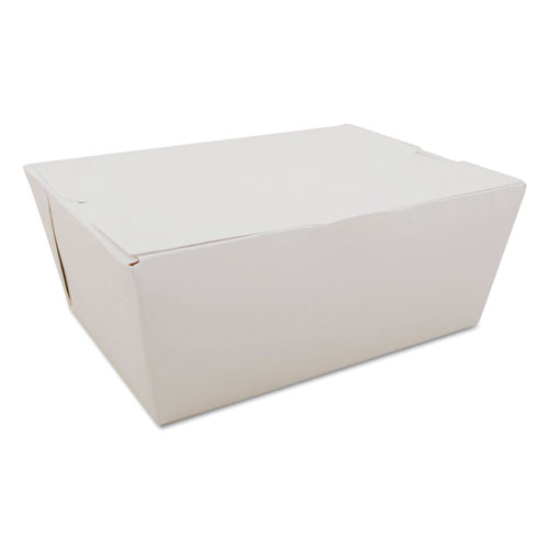 CHAMPPAK CARRYOUT BOXES, #4, WHITE, 7.75 X 5.5 X 3.5, 160/CARTON