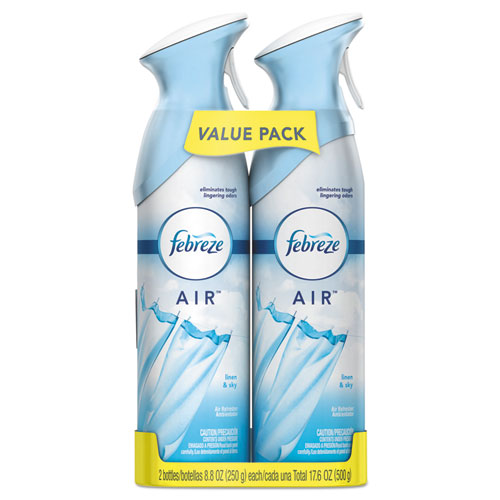 Febreze® AIR, Linen & Sky, 8.8 oz Aerosol, 2/Pack
