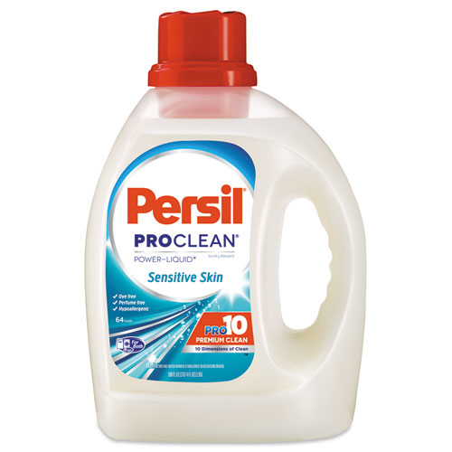 Persil® ProClean Power-Liquid Sensitive Skin Laundry Detergent, 100 oz Bottle, 4 per Ctn