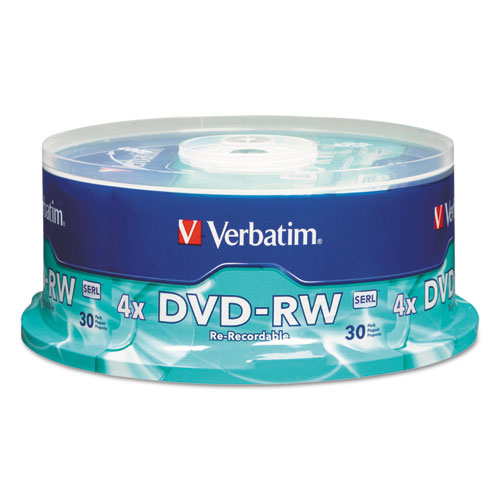 DVD-RW, 4.7GB, 4X, 30/PK Spindle