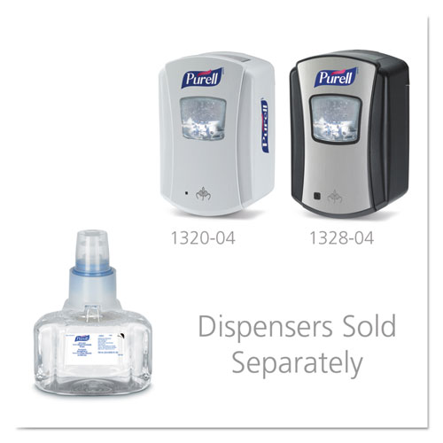 Image of Advanced Foam Hand Sanitizer, LTX-7, 700 mL Refill, Fragrance-Free, 3/Carton