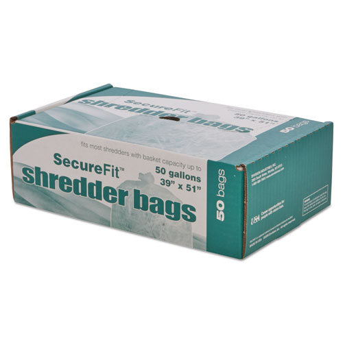 8105015574976, Heavy-Duty Shredder Bags, 50 gal Capacity, 50/BX