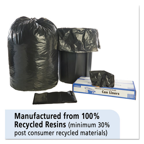 Stout Recycled Content Trash Bags