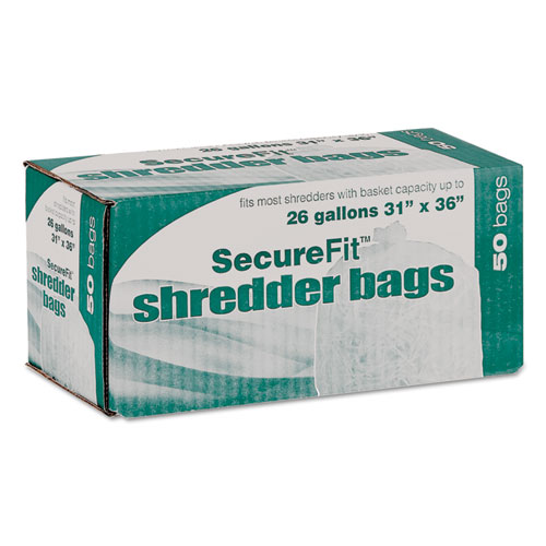 8105013994792, Heavy-Duty Shredder Bags, 26 gal Capacity, 50/BX