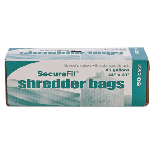 8105015574974, Heavy-Duty Shredder Bags, 45 gal Capacity, 50/BX