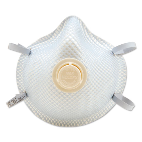 2300N95 Series Particulate Respirator, Half-Face Mask, Medium/Large, 10/Box