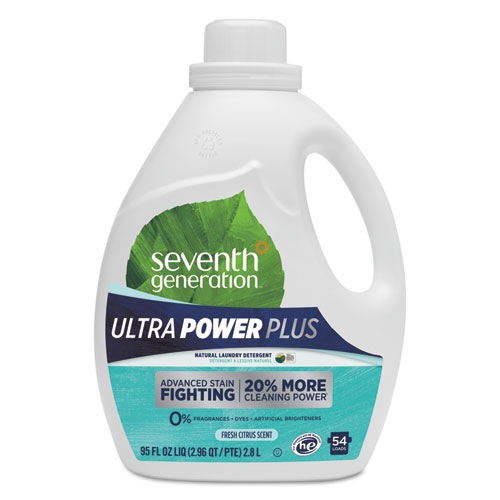 Seventh Generation® Natural Liquid Laundry Detergent, Free & Clear, 8 oz Bottle, 12/Carton