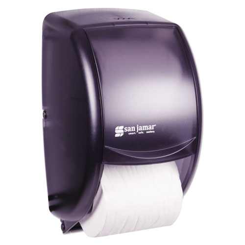 Duett Standard Bath Tissue Dispenser, 2 Roll, 7 1/2w x 7d x 12 3/4h, Black Pearl