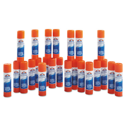 Image of Extra-Strength Office Glue Stick, 0.28 oz, Dries Clear, 24/Pack