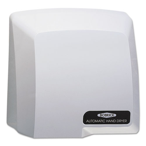 Compact Automatic Hand Dryer, 115V, Gray | by Plexsupply