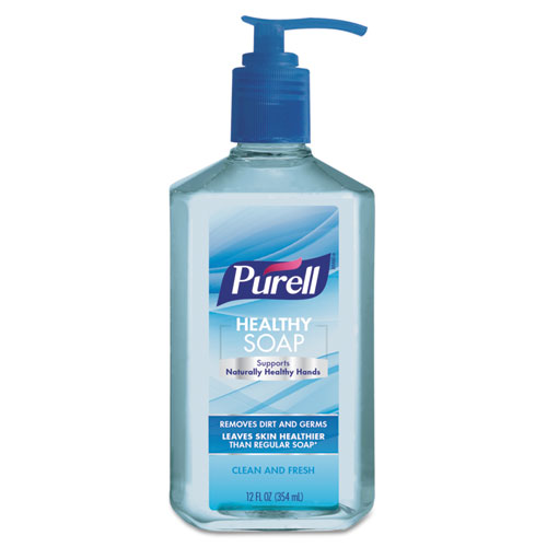 PURELL® Healthy Soap, Fresh Botanicals Scent, 12 oz Pump Bottle, 6/Pack, 4 Pack/Carton