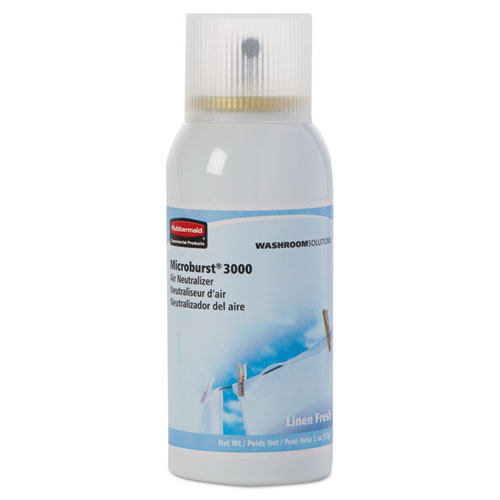 Rubbermaid® Commercial Microburst 3000 Air Freshener Refill, Variety Pack, 2 oz Aerosol Spray