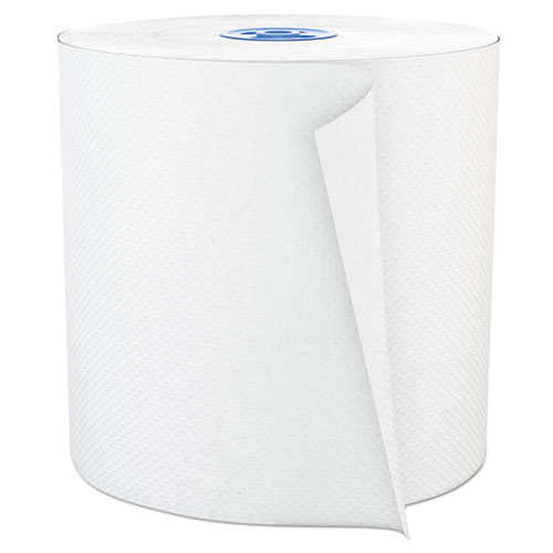 Perform Hardwound Roll Towels for Tandem, 1-Ply, 7.5" x 775 ft, Ultra White, 6/Carton