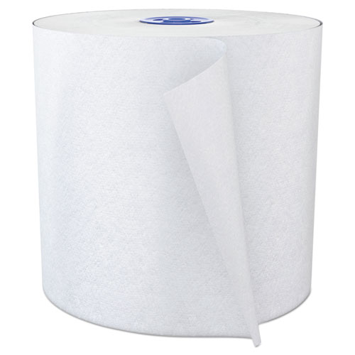 Signature Hardwound Roll Towels for Tandem Dispensers, TAD, 1-Ply, 7.5" x 775 ft, White, 6 Rolls/Carton