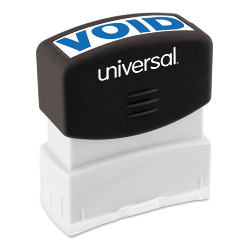 Image of Universal® Message Stamp, Void, Pre-Inked One-Color, Blue
