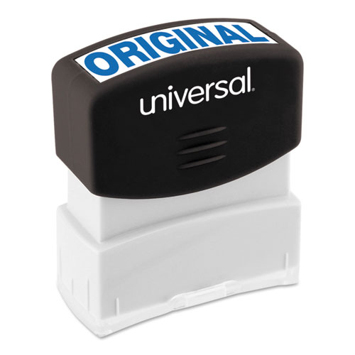 Image of Universal® Message Stamp, Original, Pre-Inked One-Color, Blue