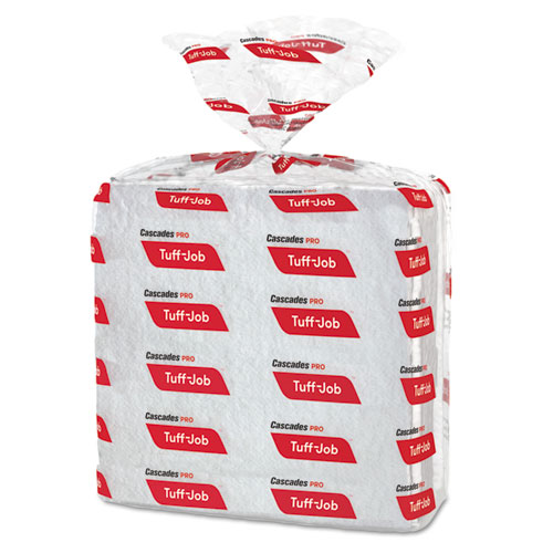 Tuff-Job S400 Drc Wipers, Medium, 12 X 13, White, 60/pack, 18 Pack/carton