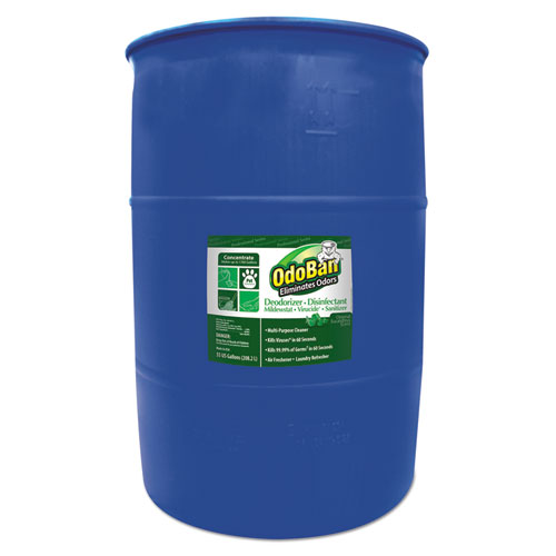 CONCENTRATED ODOR ELIMINATOR AND DISINFECTANT, EUCALYPTUS, 55 GAL DRUM