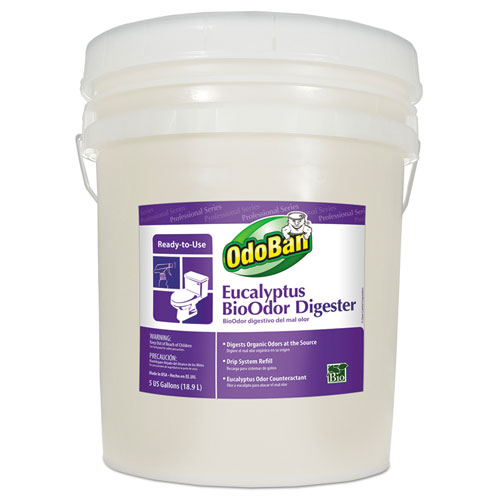 OdoBan® BioOdor Digester, Eucalyptus Scent, 5 gal Pail