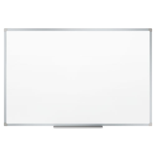 Mead® Dry Erase Board With Aluminum Frame, 72 X 48, Melamine White Surface, Silver Aluminum Frame