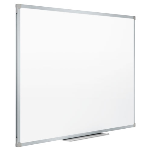 Image of Mead® Dry Erase Board With Aluminum Frame, 72 X 48, Melamine White Surface, Silver Aluminum Frame