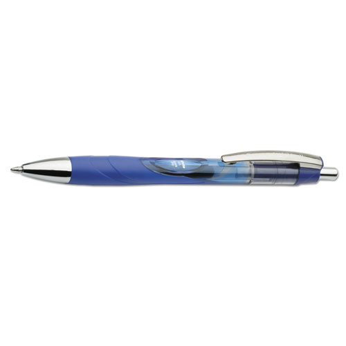 7520015068502 SKILCRAFT VISTA Gel Pen, Retractable, Medium 0.7 mm, Blue Ink, Translucent Blue Barrel, Dozen