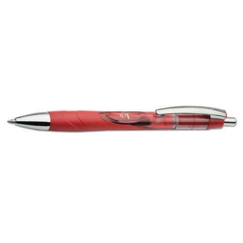 7520015646054 SKILCRAFT VISTA Gel Pen, Retractable, Medium 0.7 mm, Red Ink, Red Barrel, Dozen