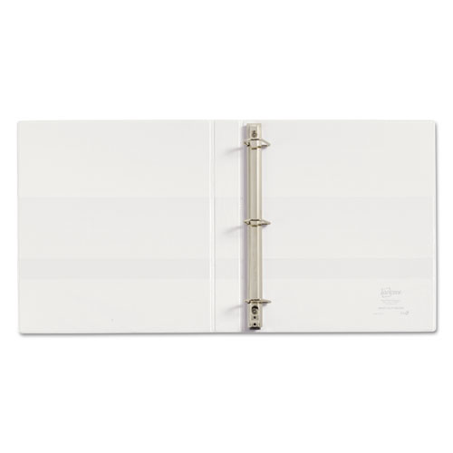 Image of Heavy-Duty Non Stick View Binder with DuraHinge and Slant Rings, 3 Rings, 1" Capacity, 11 x 8.5, White, (5304)
