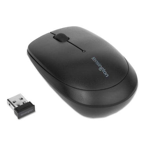 Kensington® Pro Fit Wireless Mobile Mouse, 2.4 Ghz Frequency/30 Ft Wireless Range, Left/Right Hand Use, Black